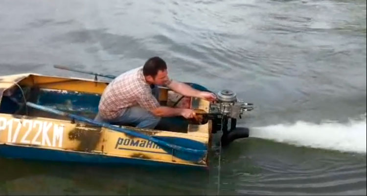 Изготовление водометов для рыбацких лодок своими руками